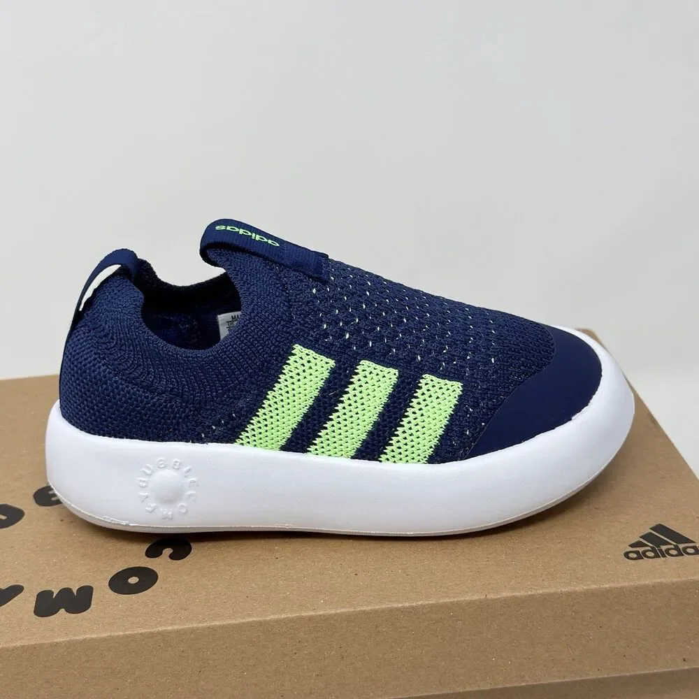 Adidas Bubblecomfy I Kids Shoes Size 9K Blue Green Lightweight STORE MODEL